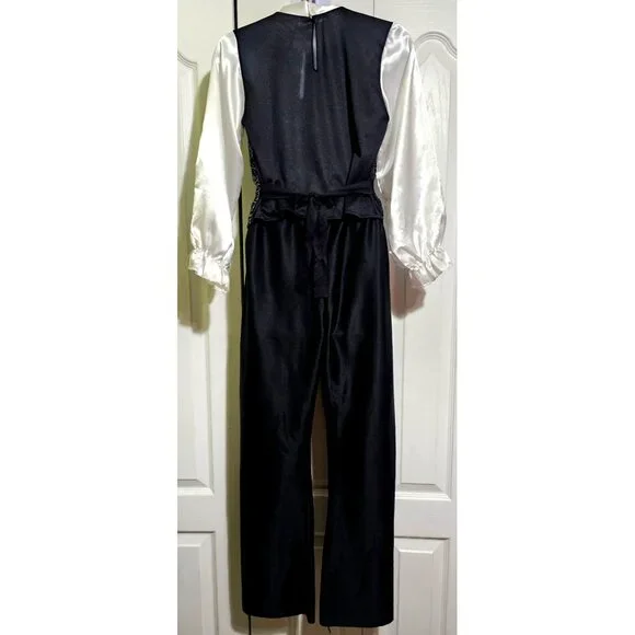 Spirit Halloween Vampire Costume Deluxe Boys 12-14 Cape Fangs Shirt Dracula Kids - Picture 5 of 8